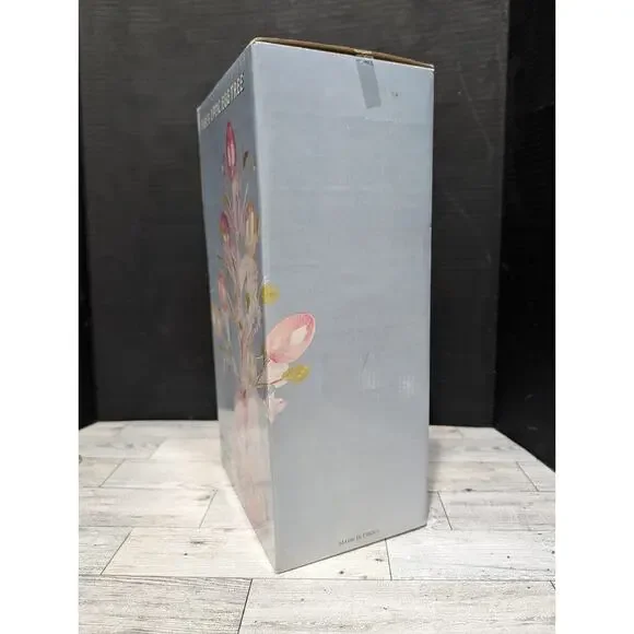 Vintage Colorful Fiber Optic Lighted Pastel Easter Egg Tree Spring Easter Decor - Picture 4 of 5